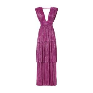 Judith Gown Sabina Musayev purple metallic